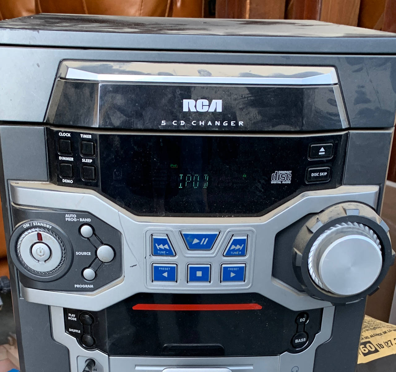 RCA 5-Disc CD Changer Stereo System