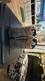 Merrell Monarch GTX Leather Gore-Tex Hiking Boots Brown size 9 - Image 4