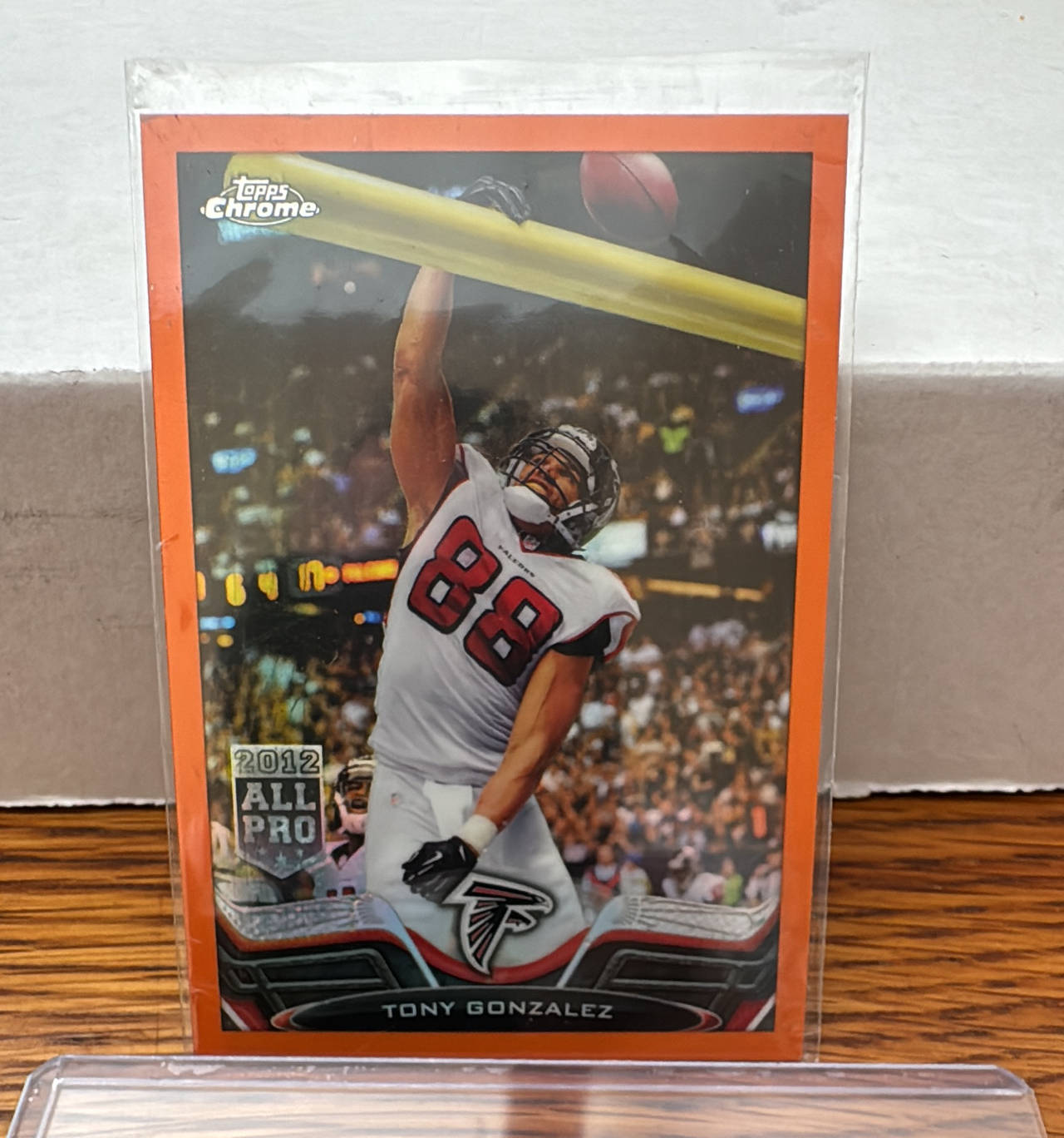 2012 Topps Chrome Tony Gonzalez Orange Refractor #100