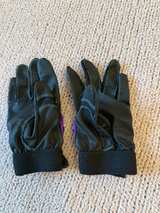 adidas Youth Batting Gloves Purple/Black/Teal - Image 2