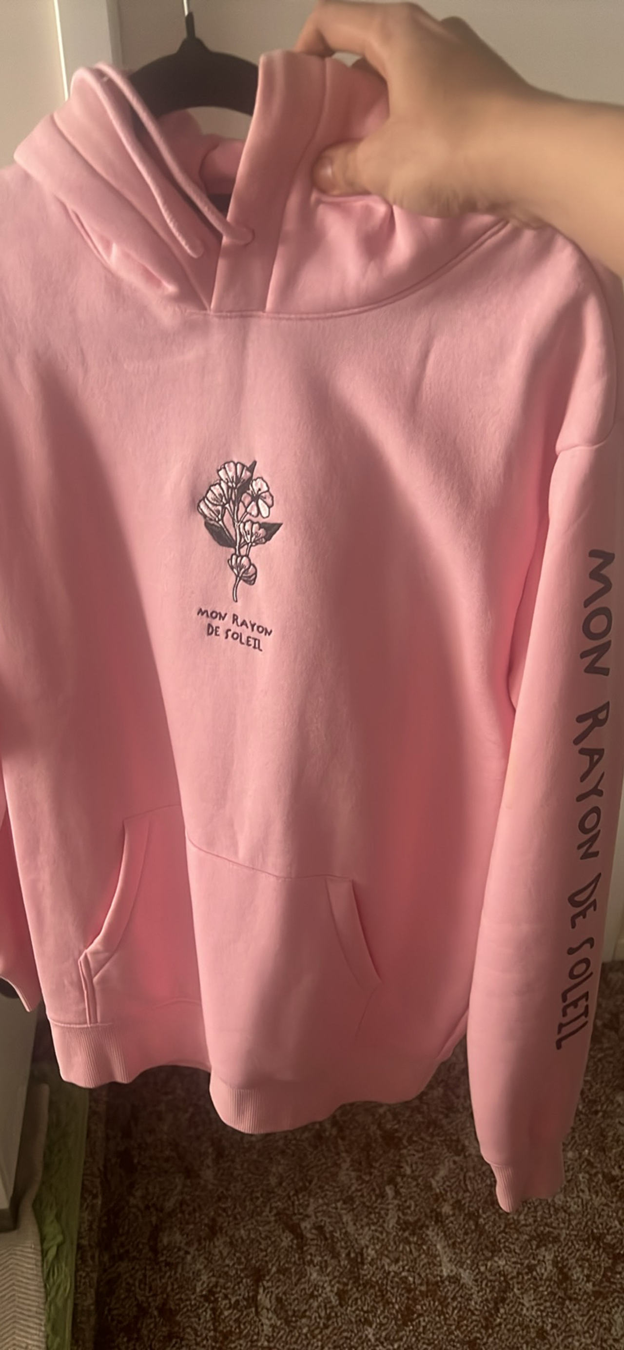 Mon Rayon De Soleil Pink Hoodie