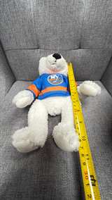 NHL New York Islanders White Plush Bear - Image 4