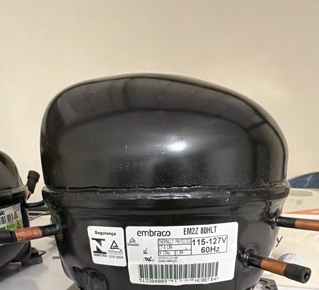 Embraco EM2Z 80HLT Refrigerator Compressor