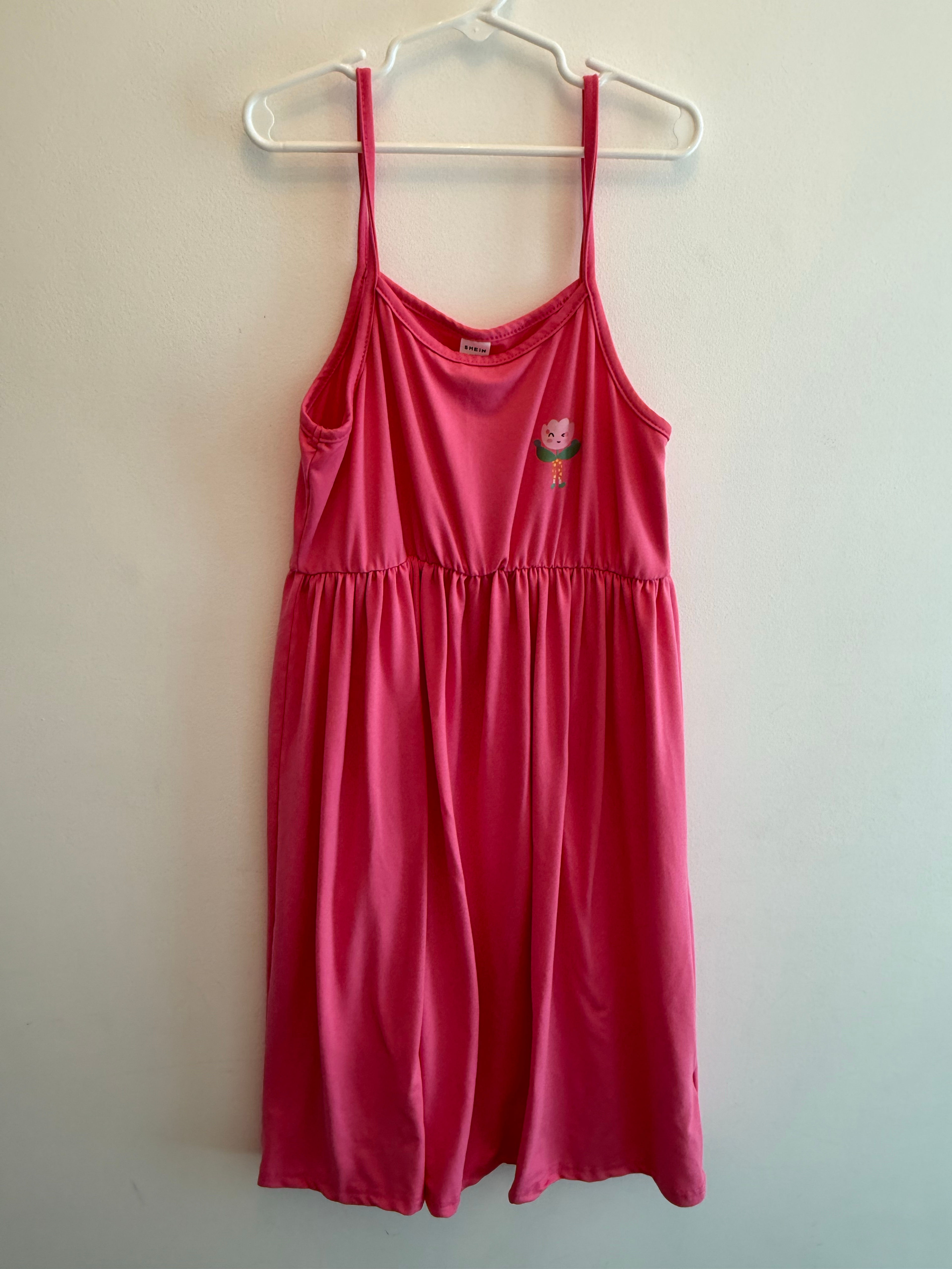 SHEIN Kids Pink Cami Dress