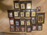 Framed Sports Trading Card Collection - Image 1