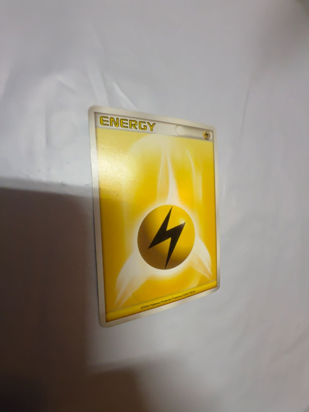 Pokemon Lightning Energy Card