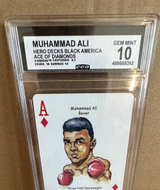 Hero Decks Black America Muhammad Ali Ace of Diamonds CCG 10 - Image 1