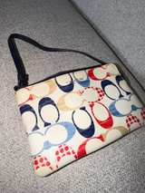 Coach Signature Corner Zip Wristlet in Multi-Color Logo - Image 6