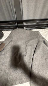 Gray Wool Blazer Jacket - Image 3