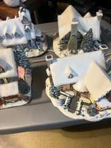 Lot of 4 Snow Village Lighted House ( 2 with working lights , 2 not working ) - Image 3
