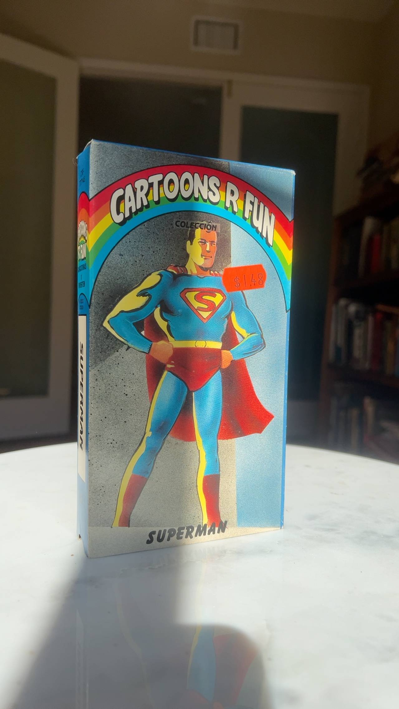 DC Superman Cartoon VHS Tape