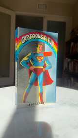 DC Superman Cartoon VHS Tape - Image 1