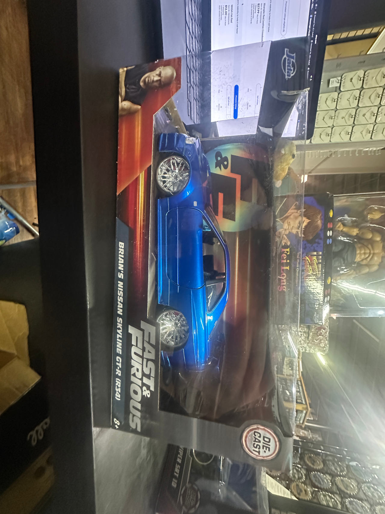 Jada Toys Fast & Furious Brian's Nissan Skyline GT-R (R34) 1:24 Die-Cast Car