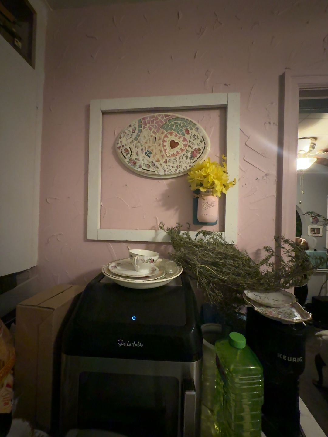 Mosaic Rose Decorative Art