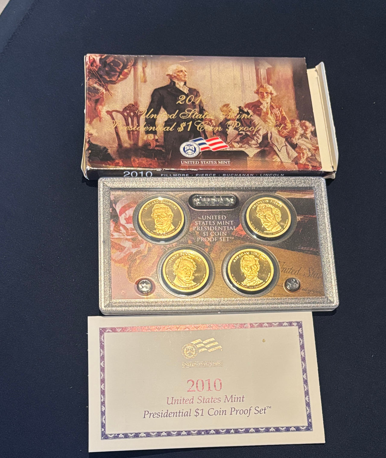 2010 United States Mint Presidential $1 Coin Proof Set