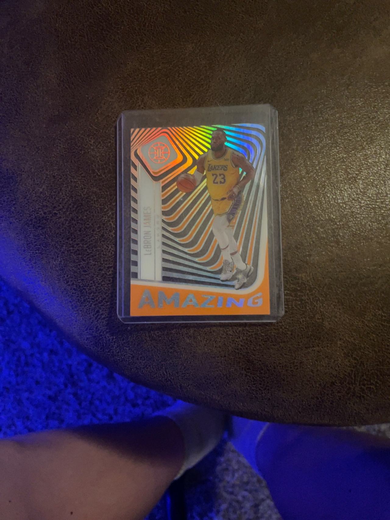 Panini LeBron James 2020-21 Illusions Amazing Sapphire #12