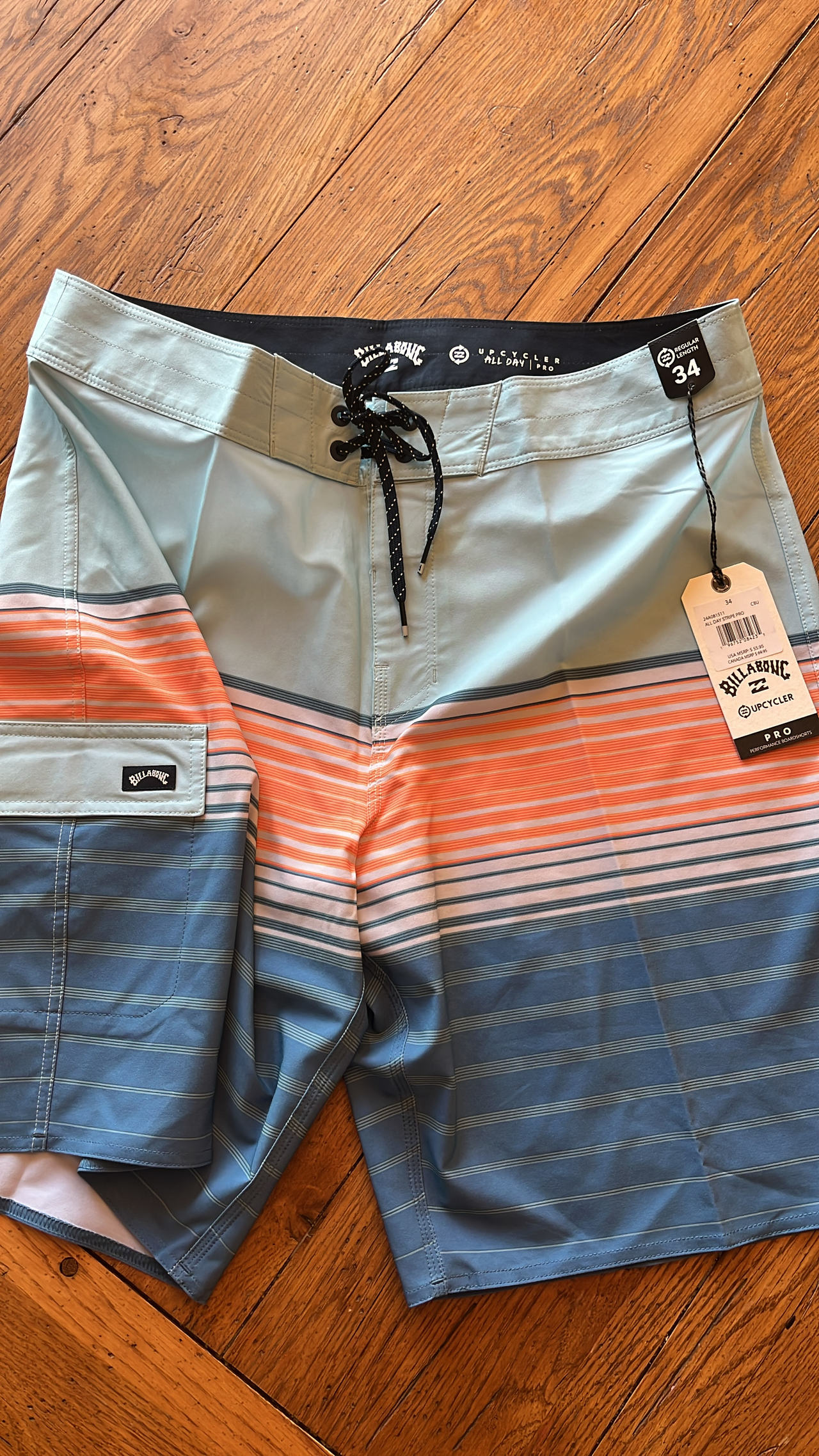 New with tags Billabong All Day Pro Board shorts 34” waist
