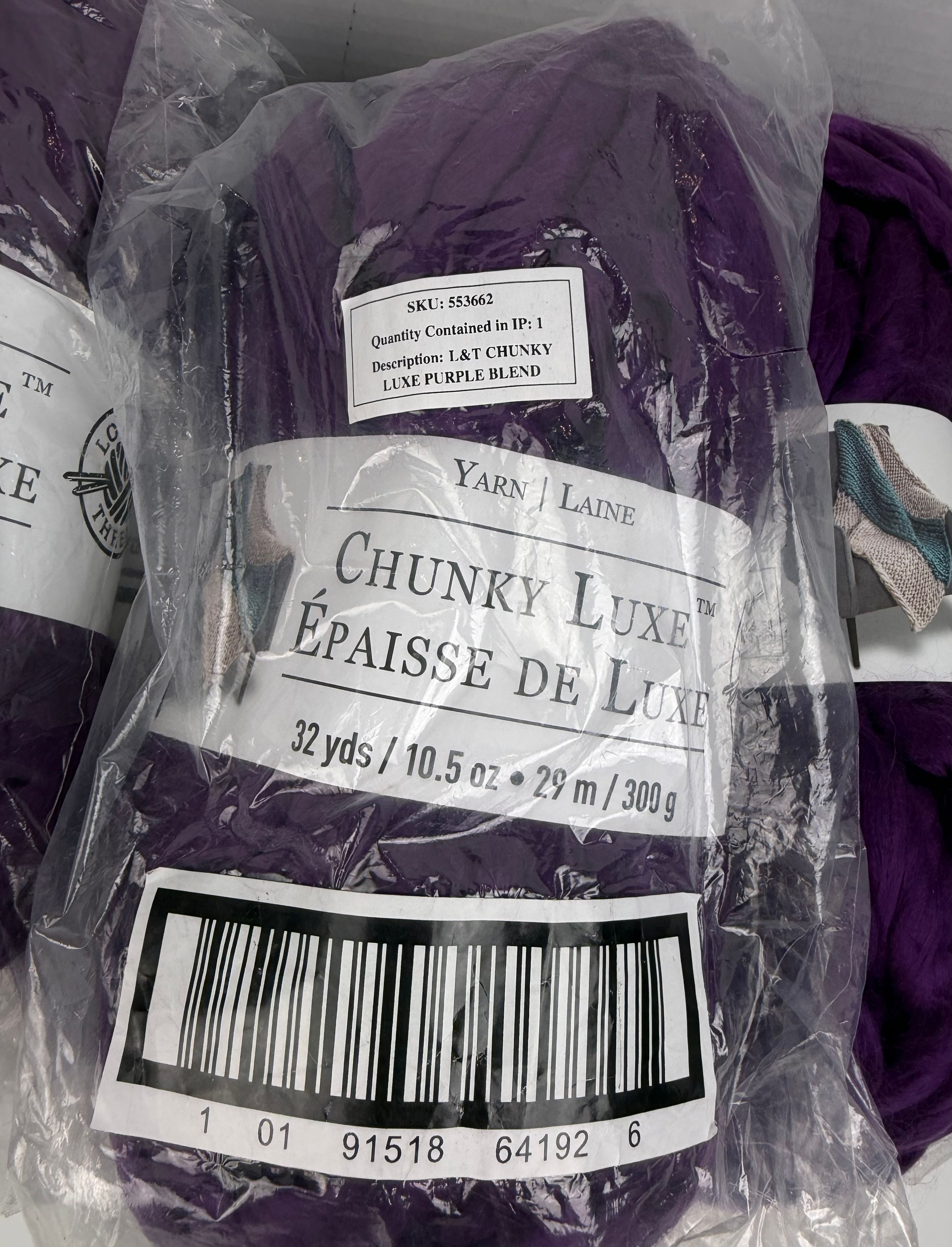 Yarn 10 Laine Chunky Luxe Yarn 36 yds / 10.5 oz  Loops & Threads - Image 4