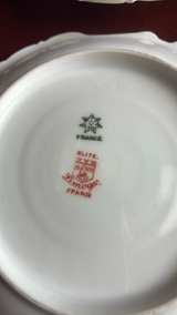 Haviland Limoges Pink Rose Saucers Set of 4 - Image 3