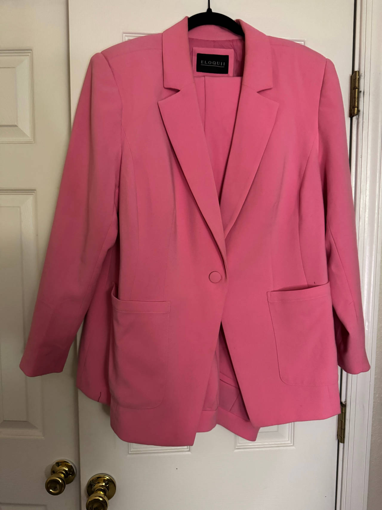 Eloquii Pink Blazer and slacks size 18