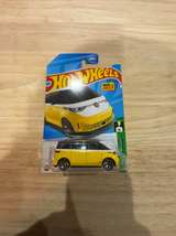 Hot Wheels Volkswagen ID Buzz Yellow Green Speed 10/10 - Image 1