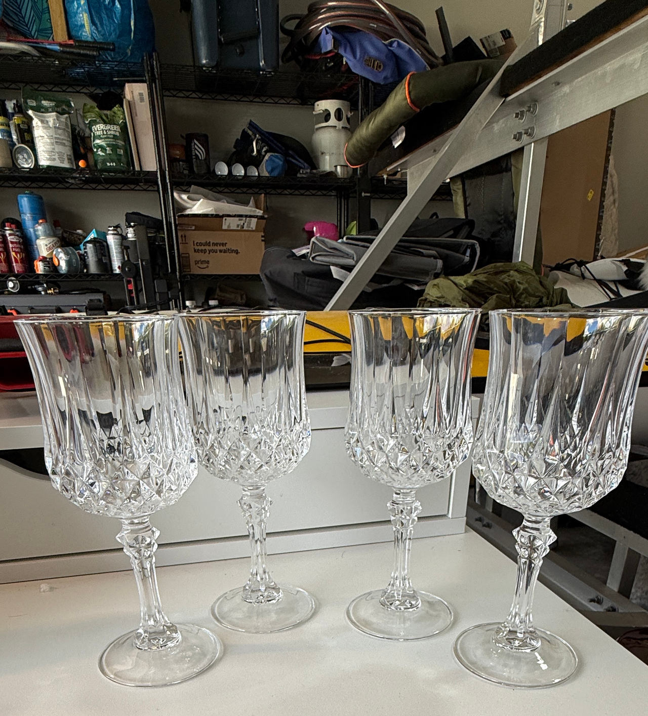 Waterford Lismore Tall Wine Glasses