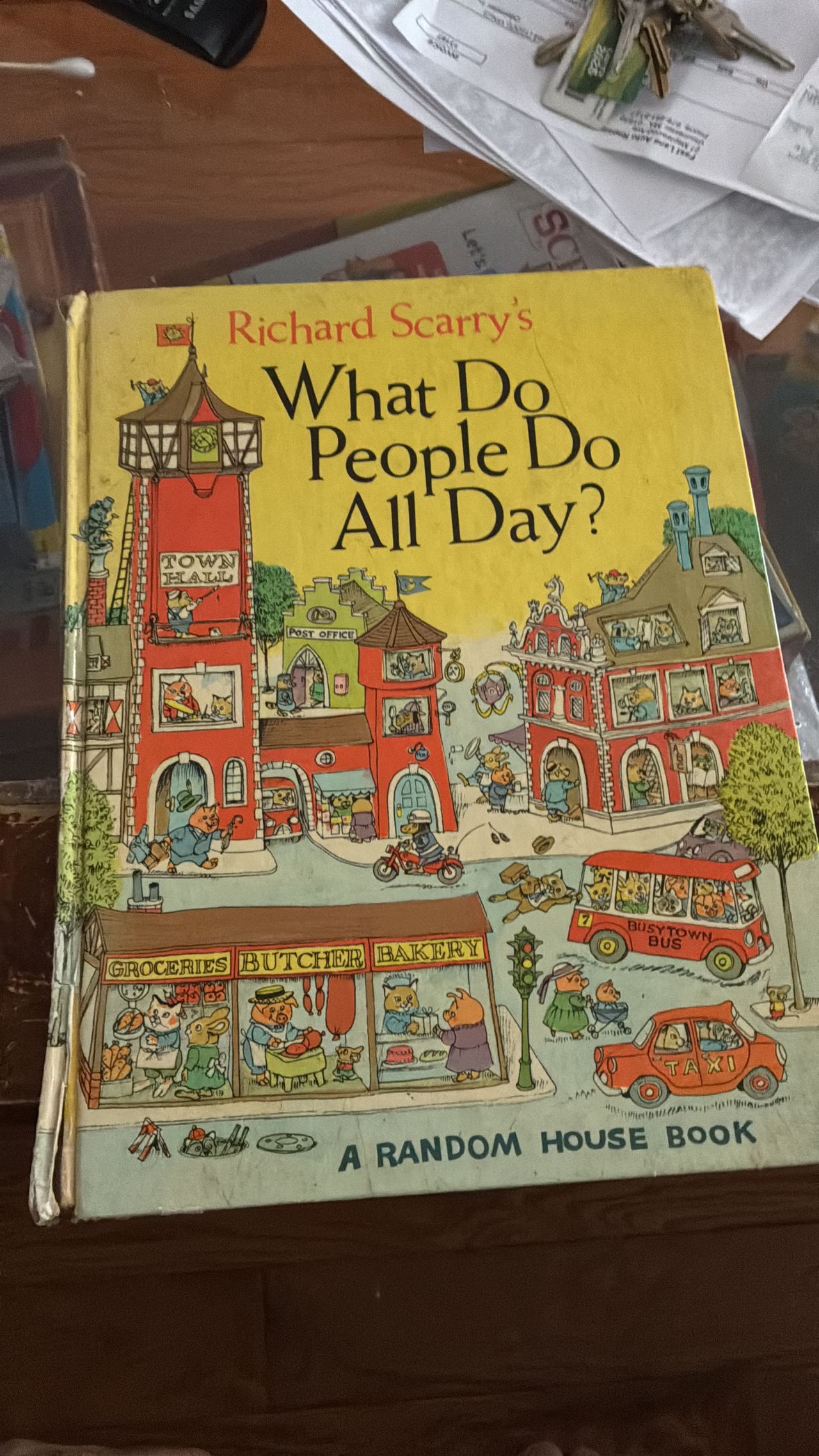Richard Scarry's What Do People Do All Day? Hardcover Book