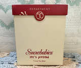 Department 56 Snowbabies Let's Pretend "I Love You Baby" Figurine - Image 1