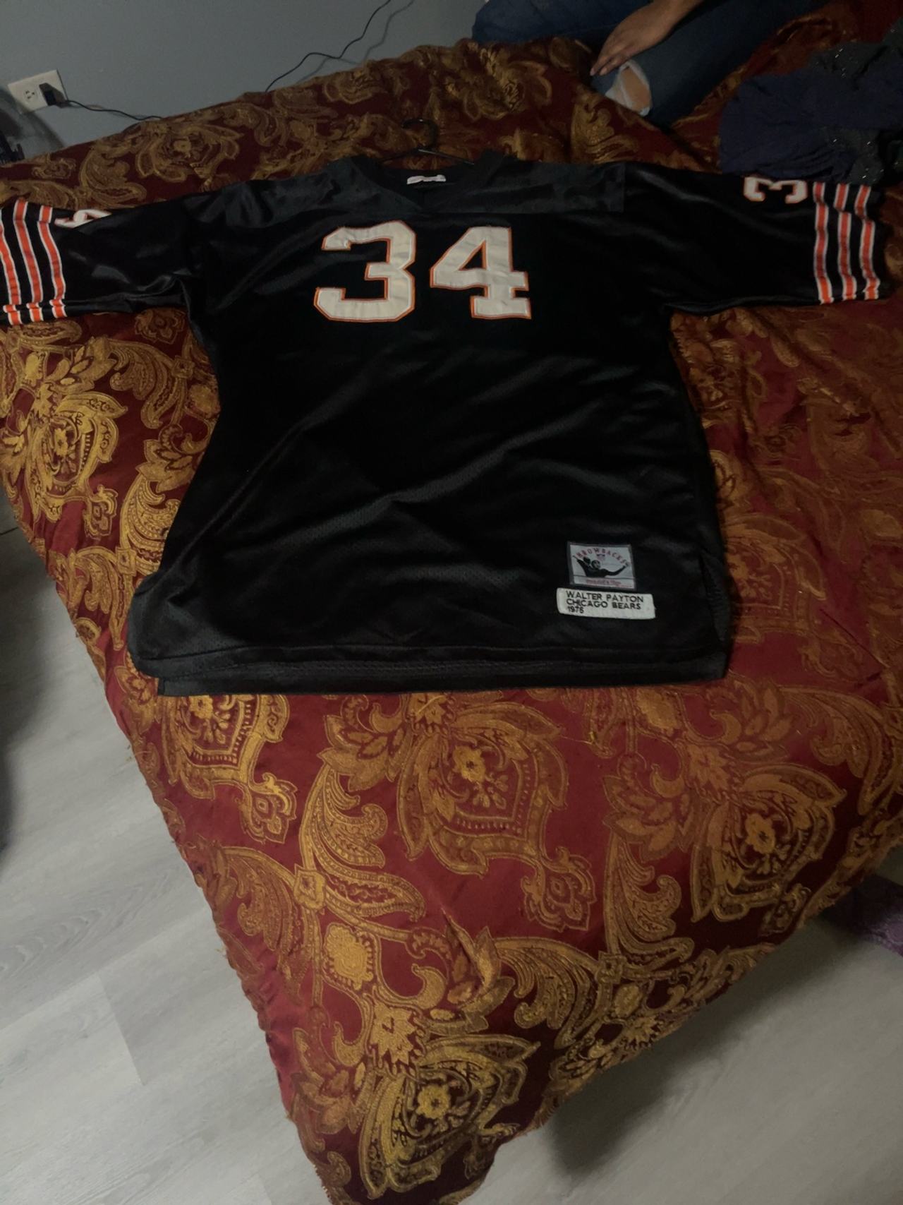 Mitchell & Ness Walter Payton Chicago Bears Black Throwback Jersey