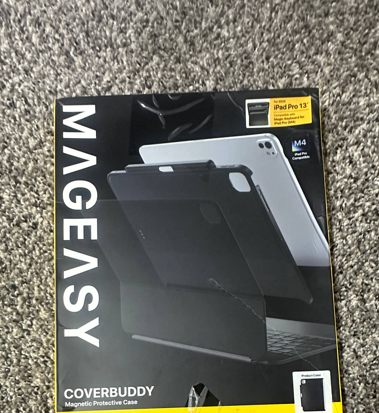 Mageasy CoverBuddy Magnetic Protective Case for iPad Pro 13-inch (M4)