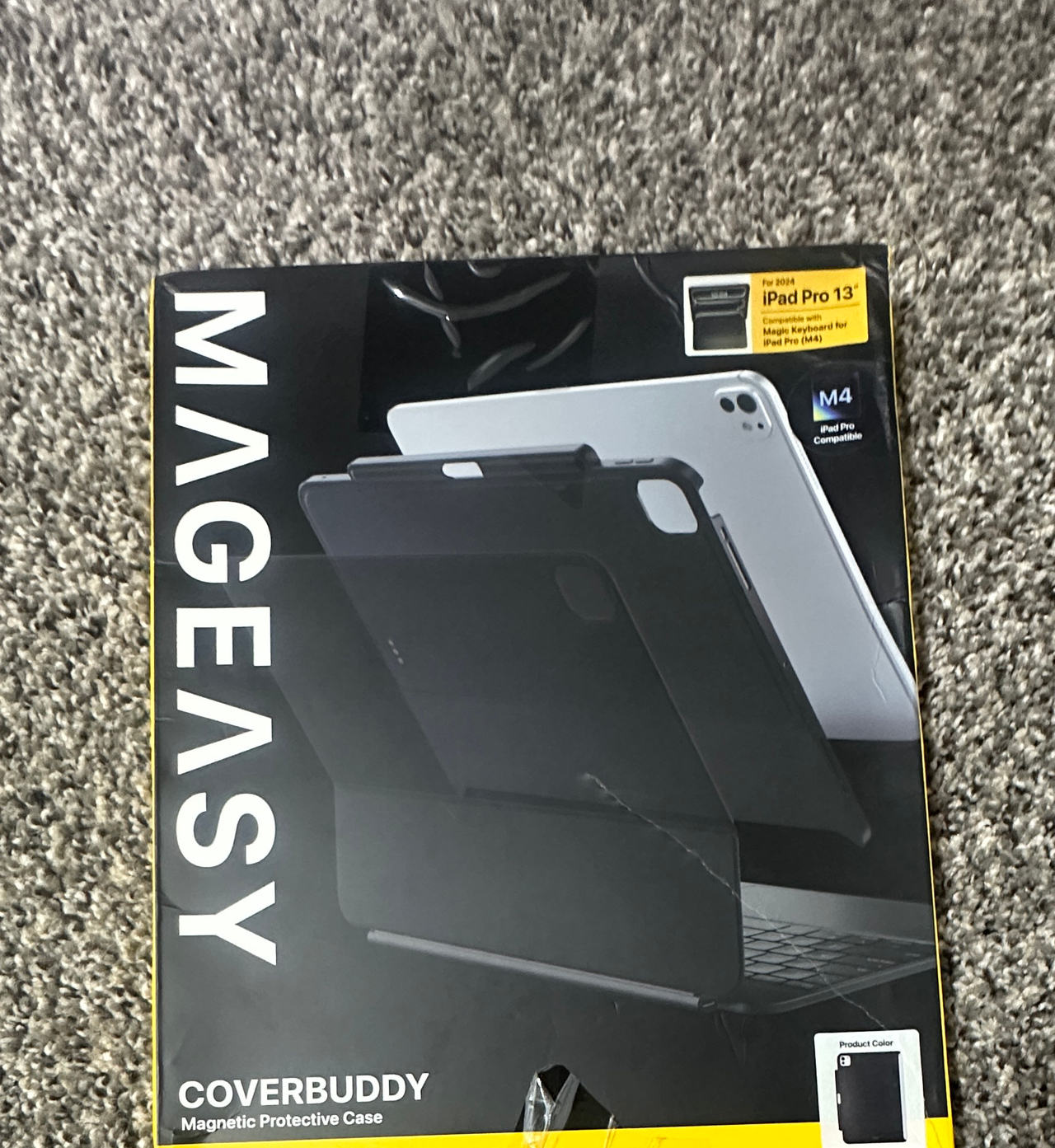 Mageasy CoverBuddy Magnetic Protective Case for iPad Pro 13-inch (M4)