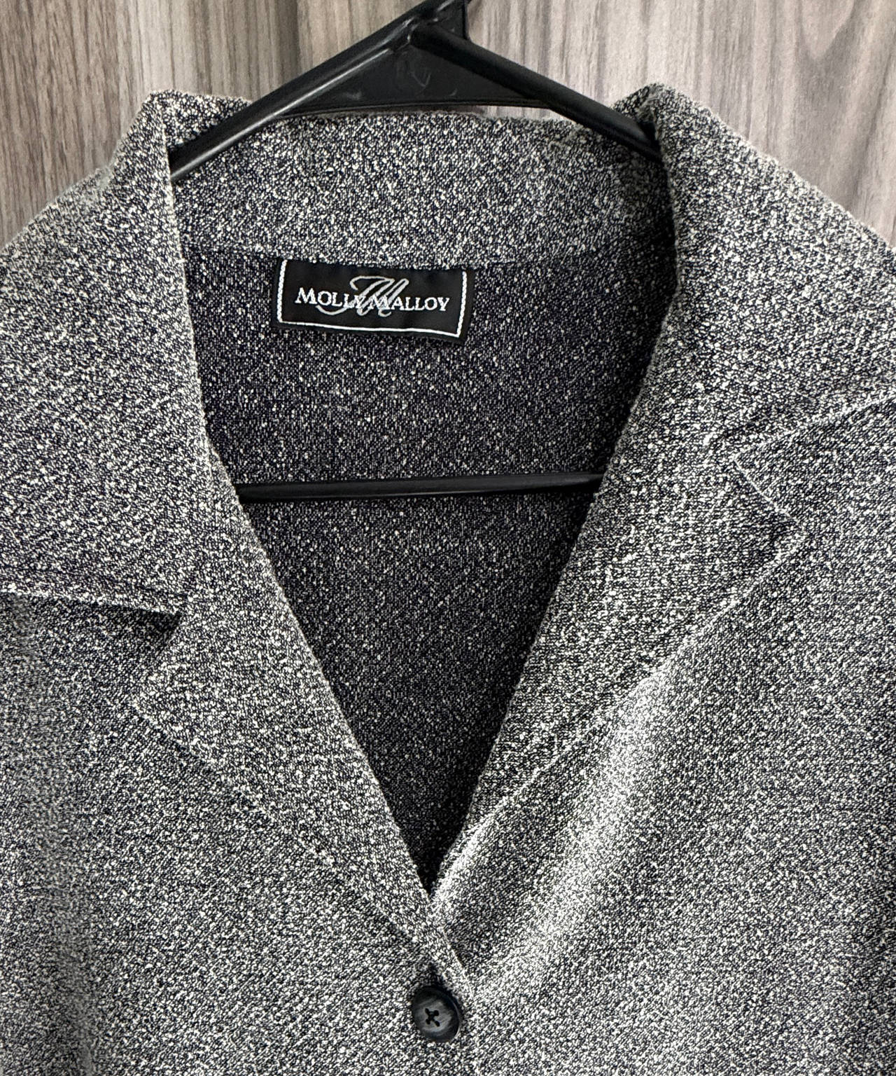 Molly Malloy Textured Knit Blazer Cardigan