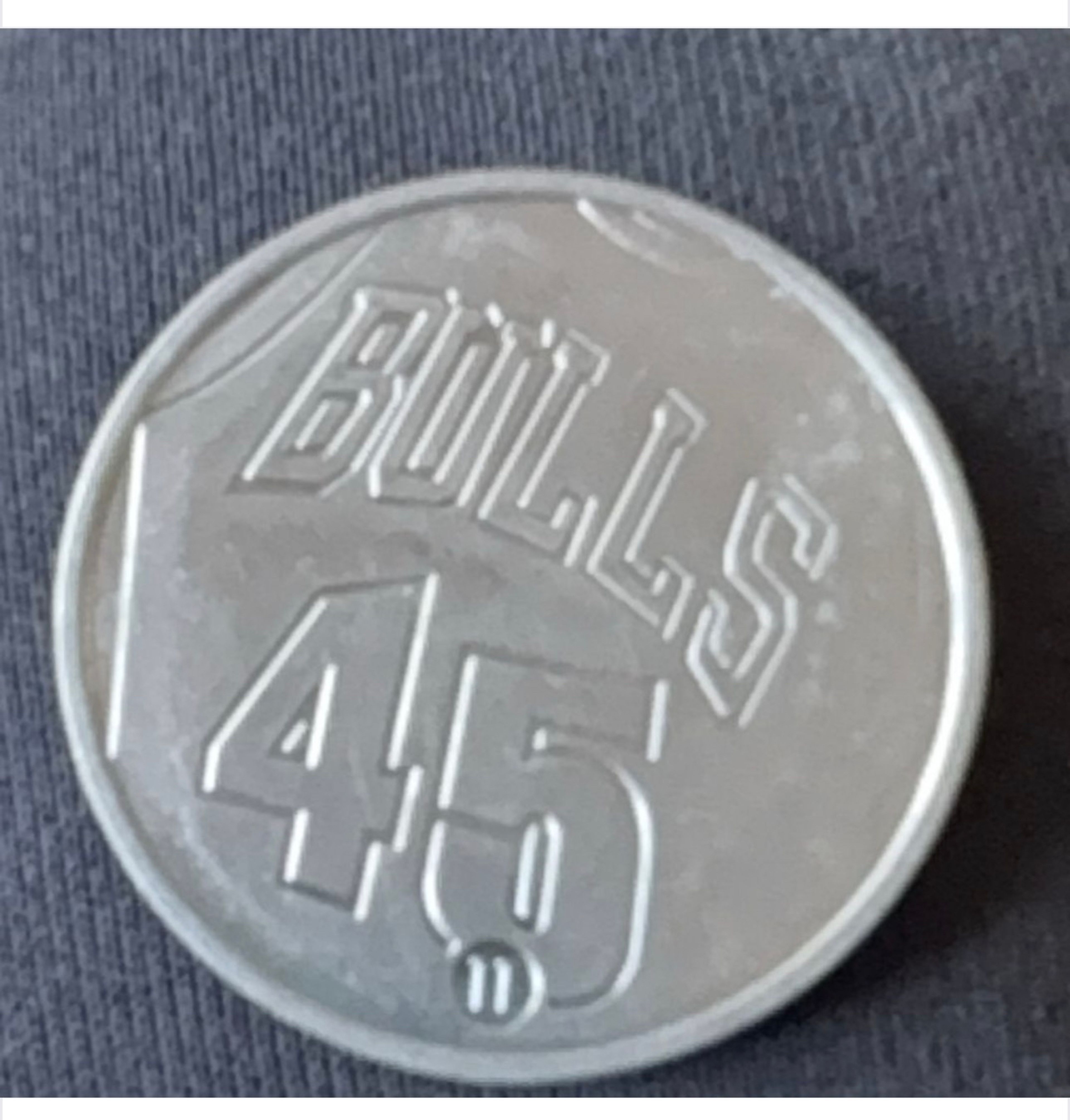 Chicago Bulls Michael Jordan #45 Commemorative Token Coin