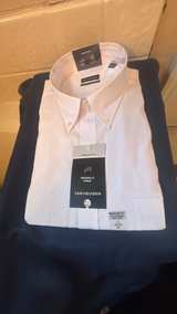 Van Heusen Men's Regular Fit Wrinkle Free Pinpoint Dress Shirt - Image 2