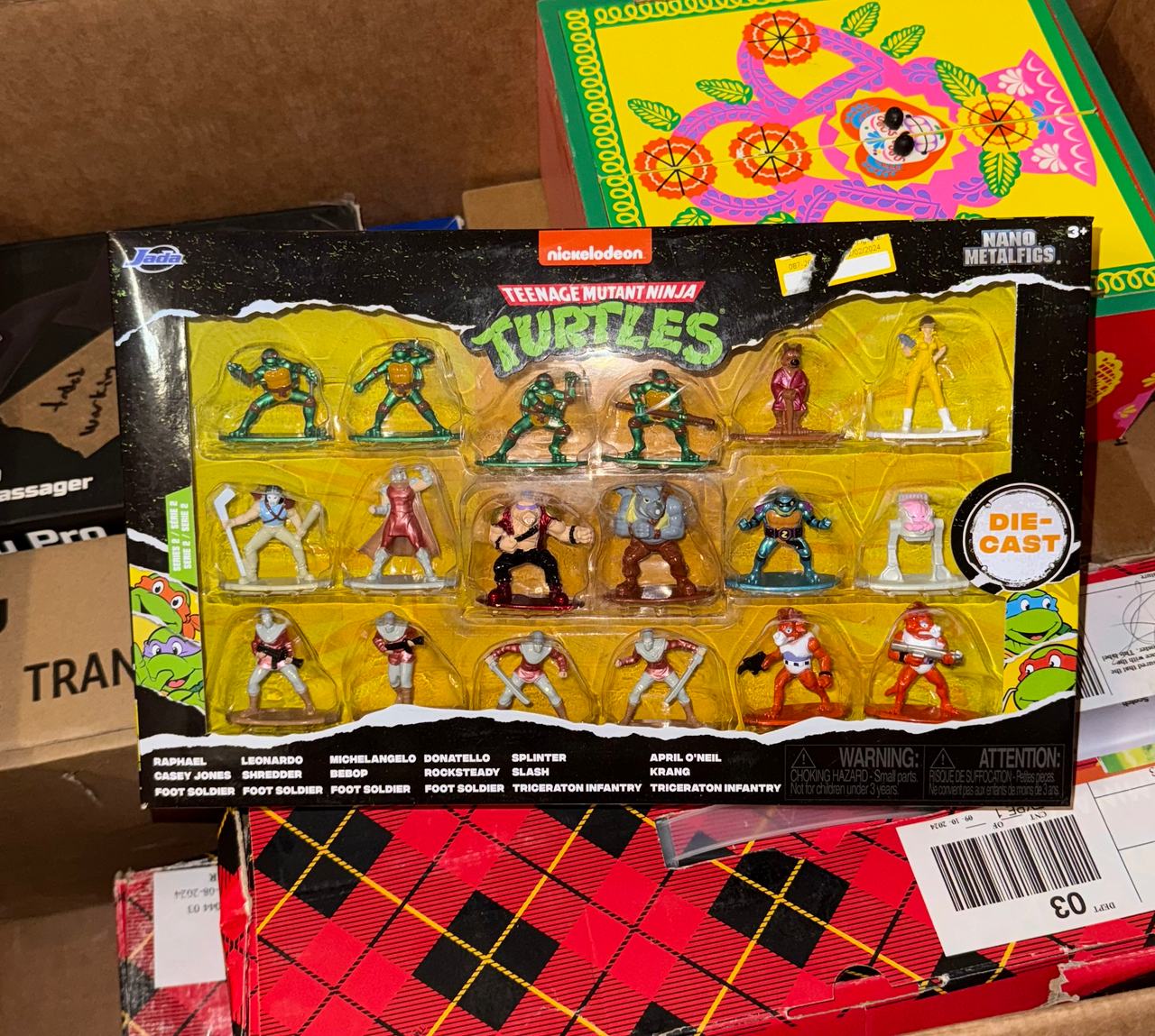 Jada Toys TMNT Nano Metalfigs 18-Pack Die-Cast Figures