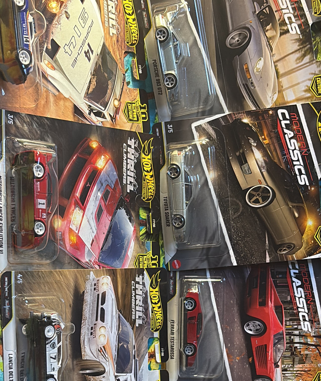 Hot Wheels Premium Car Culture Lot 10 Porsche Ferrari Mercedes JDM Real Riders