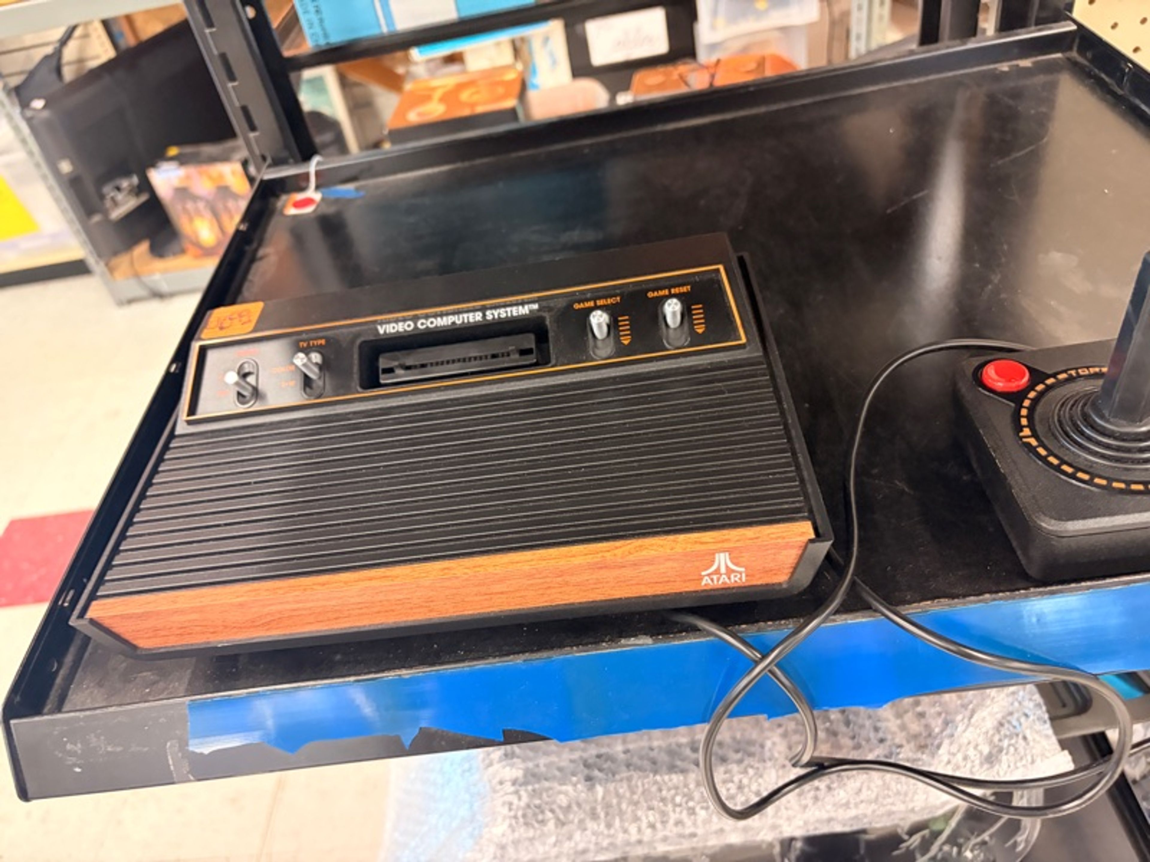 Atari 2600 Video Computer System Woodgrain Console