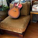 Armless Chenille Accent Chair with Pillow 2 available $80 each OBO - Image 3