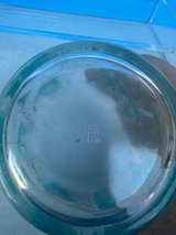 Anchor Hocking Teal Glass Jar Amish Pattern - Image 3
