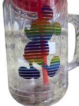 Disney Mickey Mouse Rainbow Pride Mason Jar Tumbler with Straw x2 - Image 2