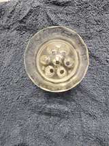 Vintage Glass Cup with Silver Plated Holder and Wood Handle - Image 5