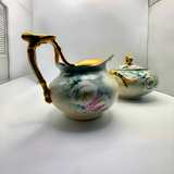 Jean Pouyat (JP) & France Limoges
Hand-Painted Sugar Bowl and Creamer Set - Image 7