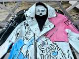 Lil Peep Custom Painted Leather Jacket-*Medium* NWT- MSR:$250 - Image 6