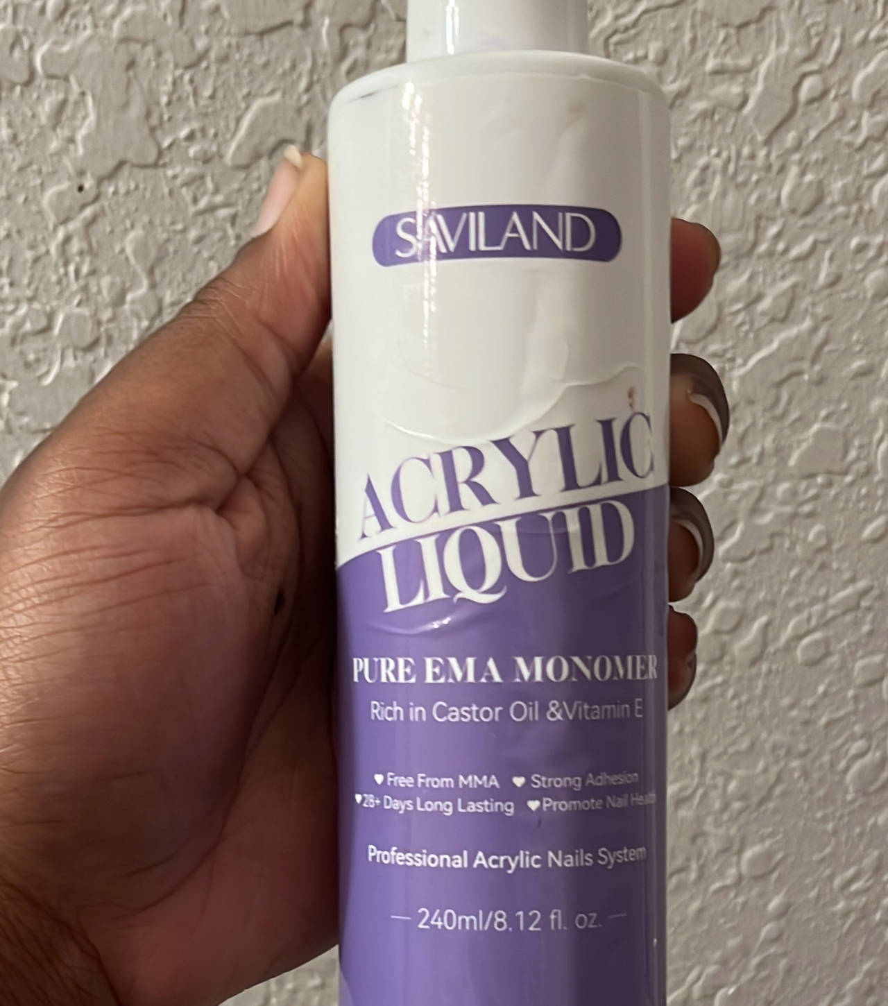 Saviland Acrylic Liquid Pure EMA Monomer 240ml