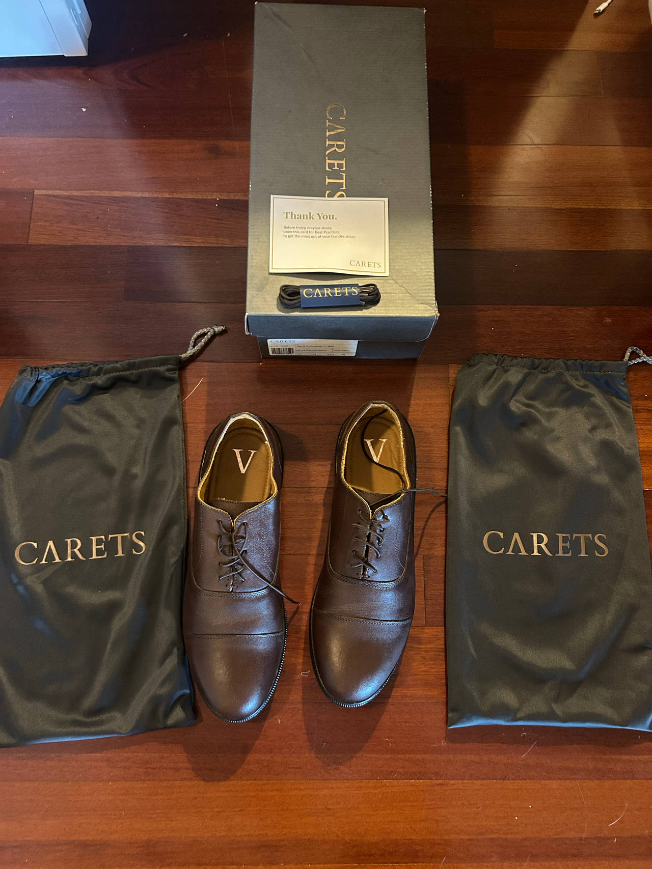 Carets Cap-Toe Oxford Dress Shoes