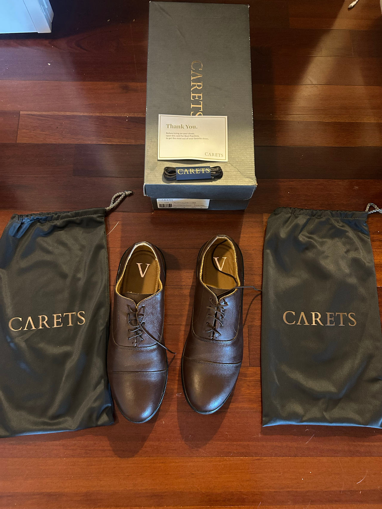 Carets Cap-Toe Oxford Dress Shoes