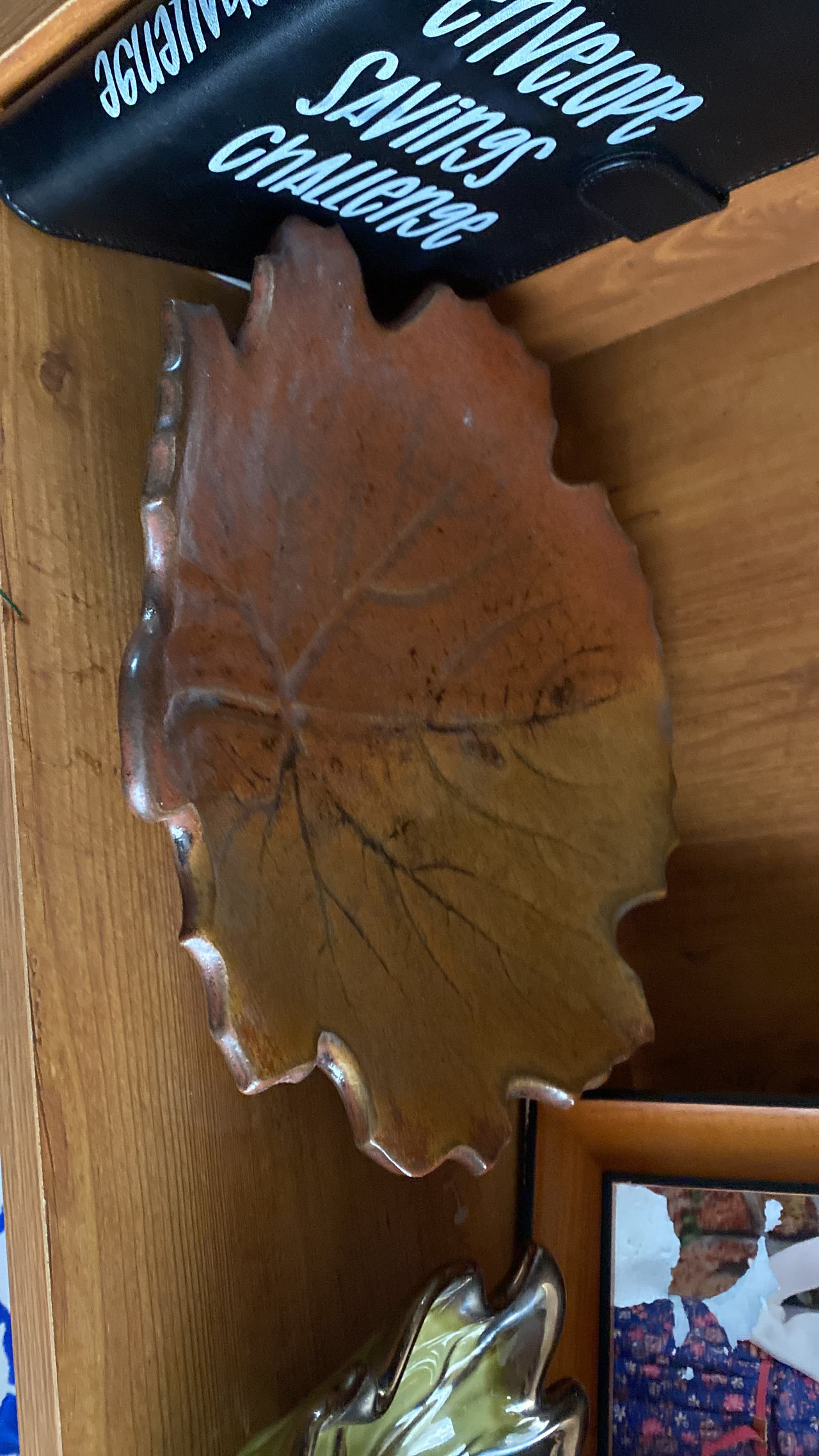 Vintage Ceramic Leaf Dish