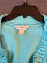 Christopher & Banks Ruffle Neck Light Jacket - Image 1