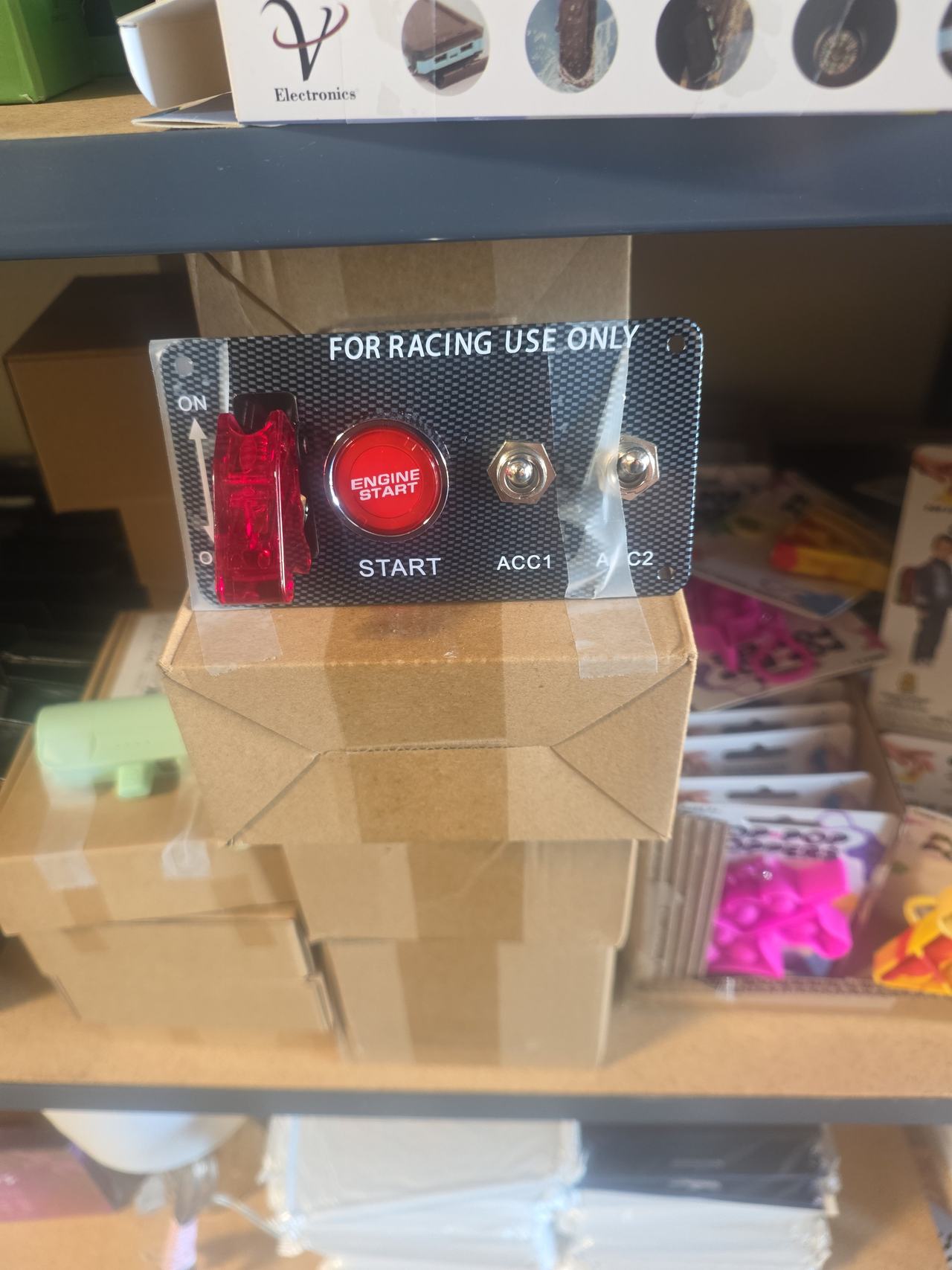 $5 12V Racing Ignition Switch Panel