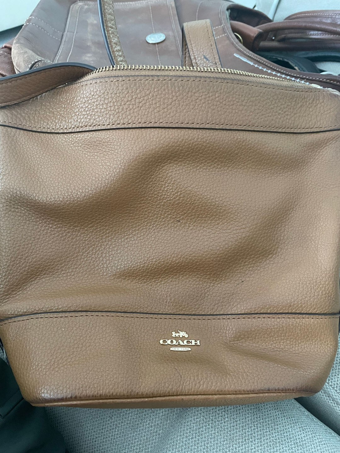 Coach Leather Tote Bag